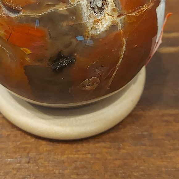 🔥 Sale 🔥 Red Jasper Smiling Buddha Sphere - Final Price - Picture 11 of 11